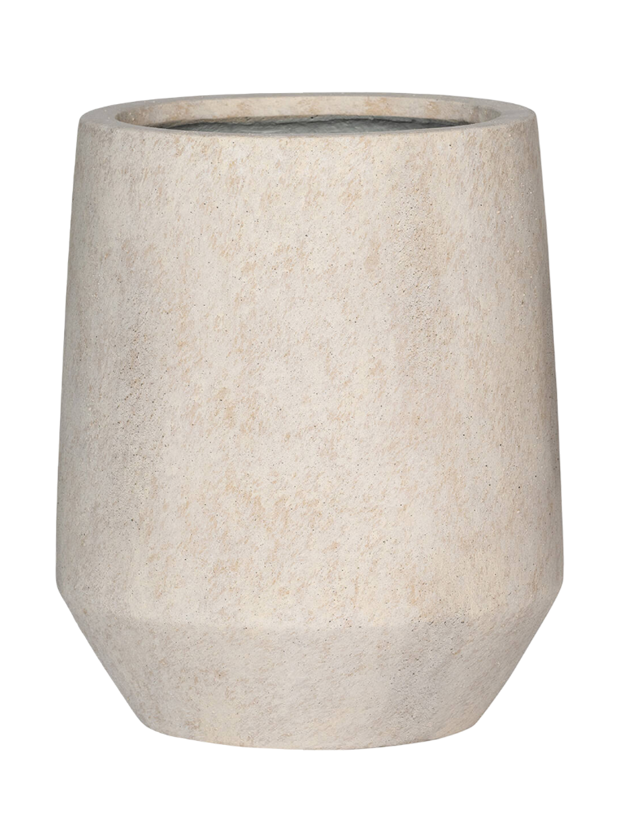 
High-quality indoor/outdoor planter "Mineral Harith" - Ø 43.5 x 48 cm