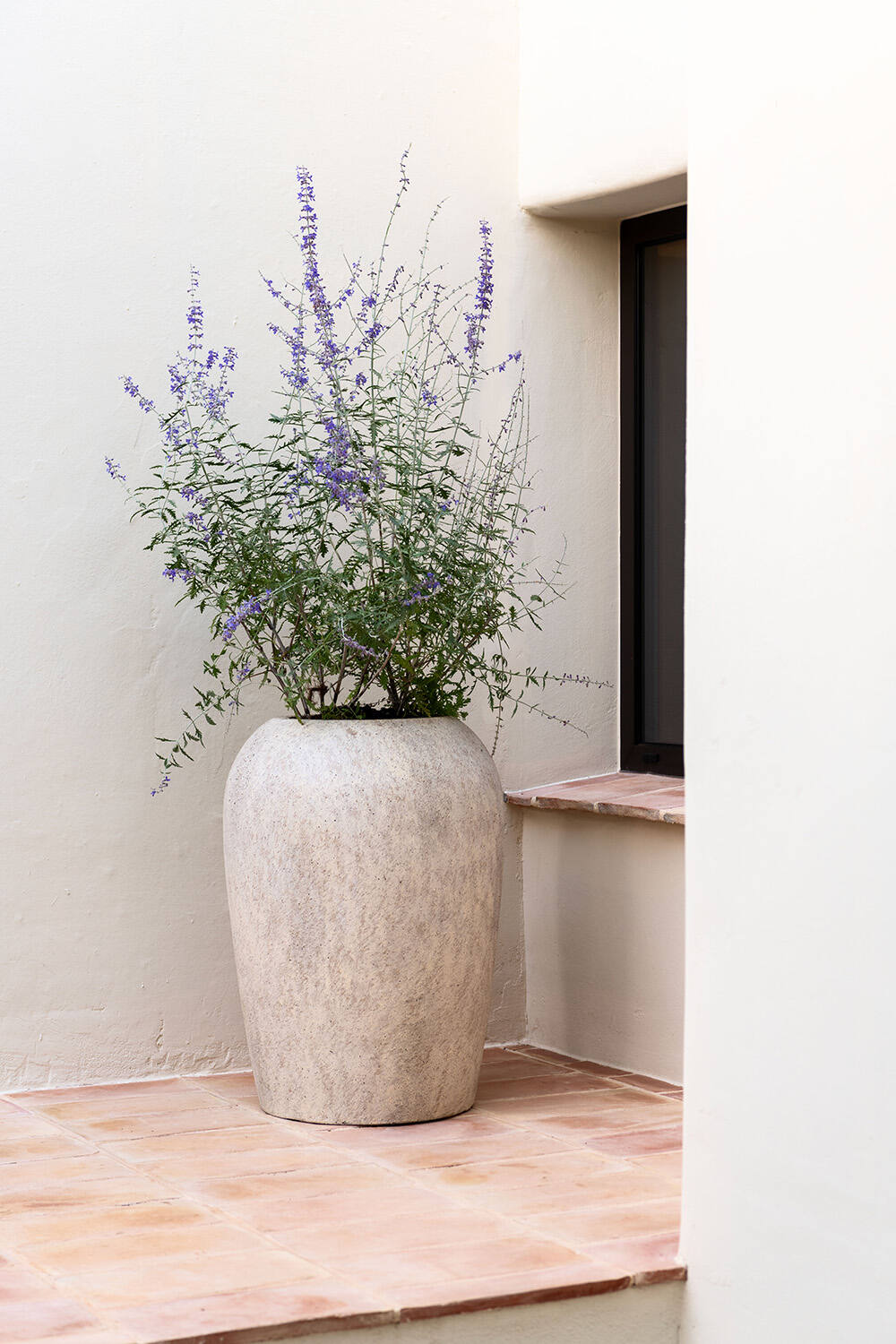 
Vaso per fiori di alta qualità per interni/esterni „Mineral Lena“ - Ø 53 x 70 cm