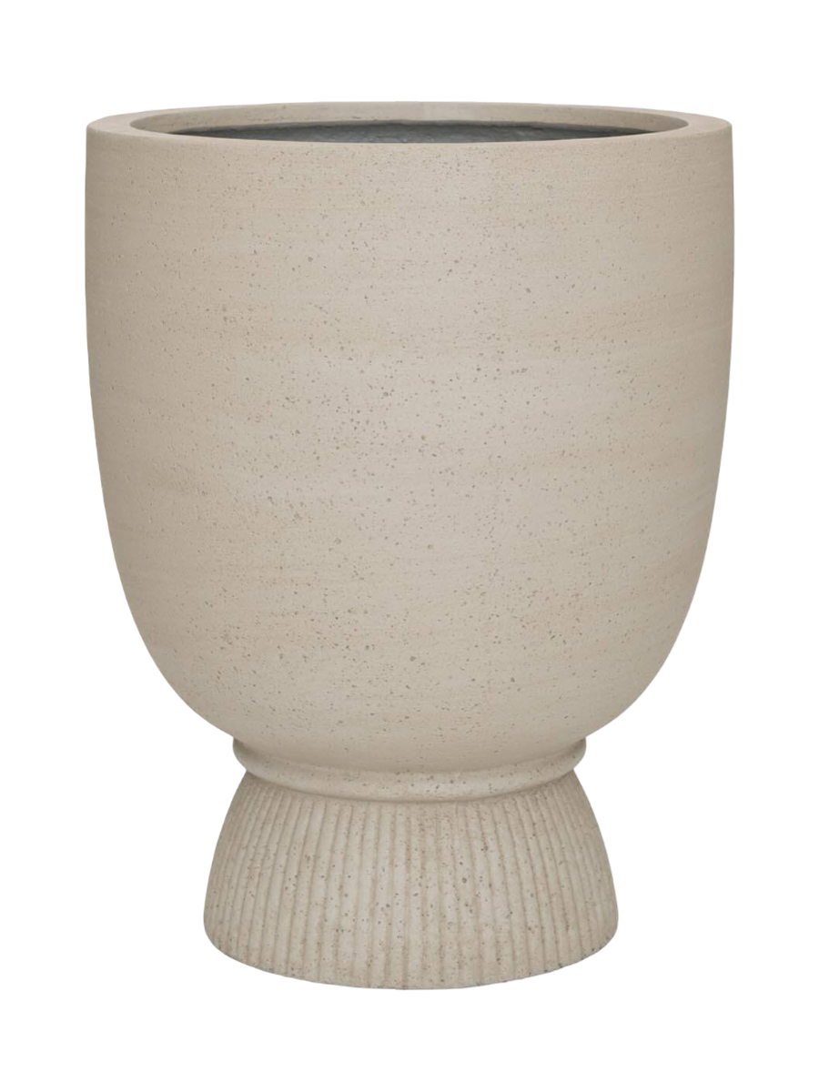 
Vaso per fiori di alta qualità per interni/esterni „Cement & Stone Jola“ - Beige Lavato