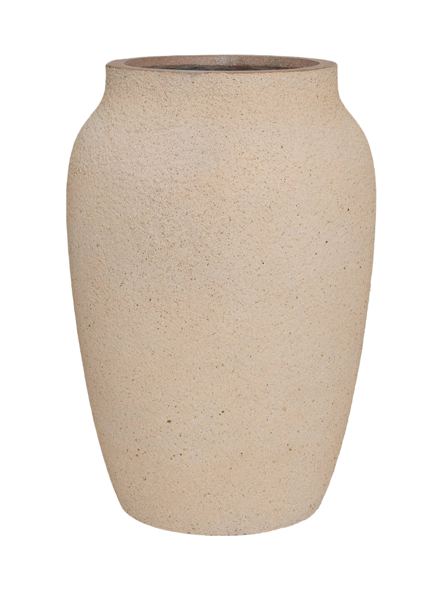
Vaso per fiori di alta qualità per interni/esterni „Mediterranean Hera“ - Sabbia del Sahara