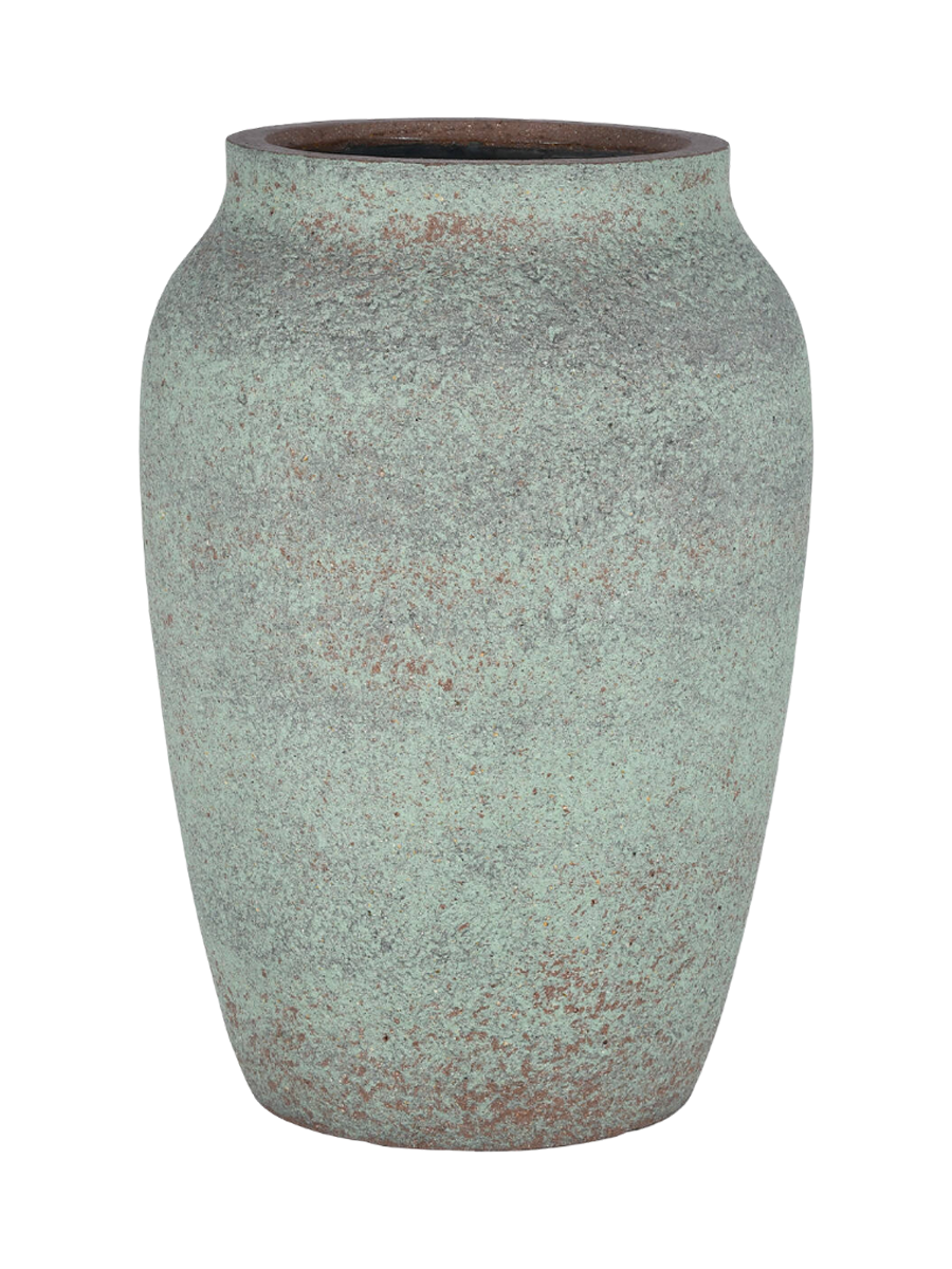 
Vaso per fiori di alta qualità per interni/esterni „Mediterranean Hera“ - Verde Rustico
