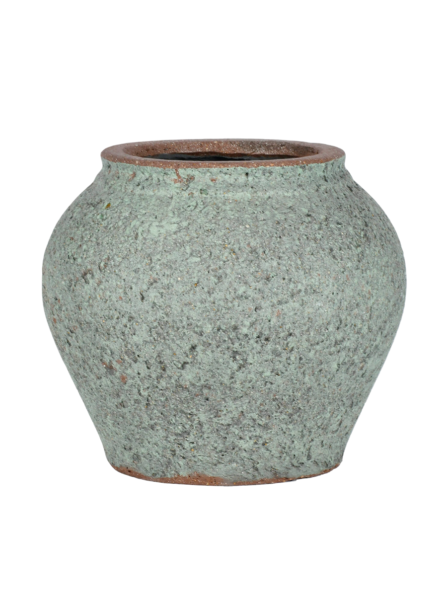 
Vaso per fiori di alta qualità per interni/esterni „Mediterranean Zeus“ - Verde Rustico