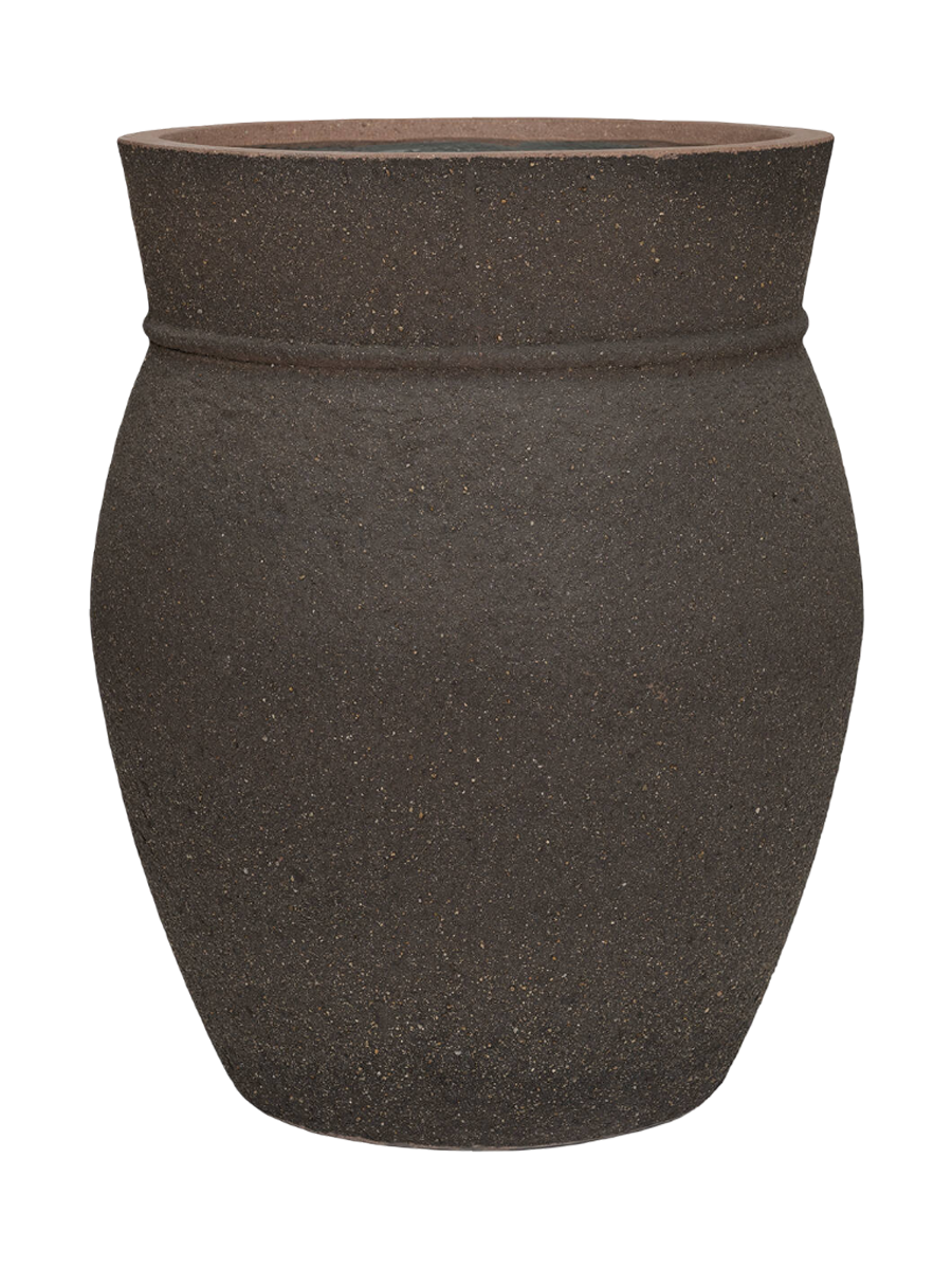
Vaso per fiori di alta qualità per interni/esterni „Mediterranean Apollo“ - Marrone terra d'ombra