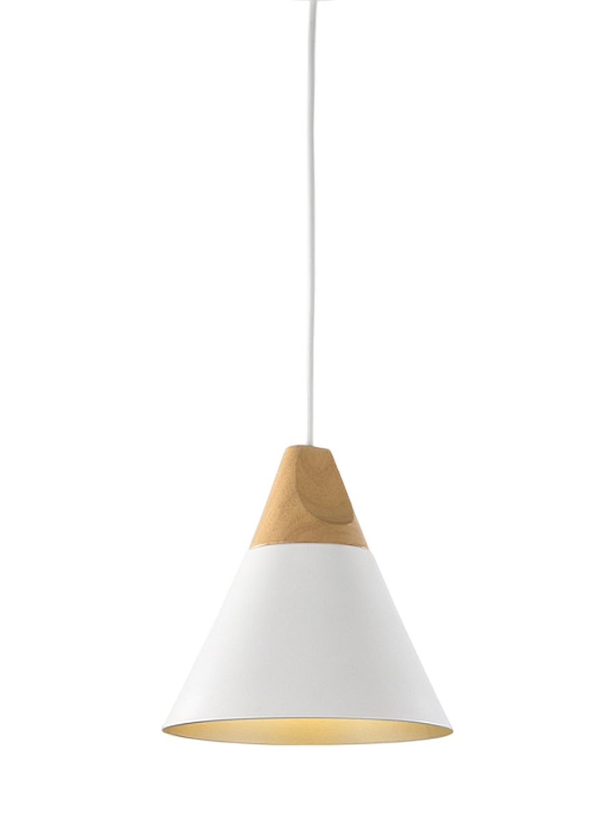 
Lampada a sospensione di design Wide "Bicones" - Bianco