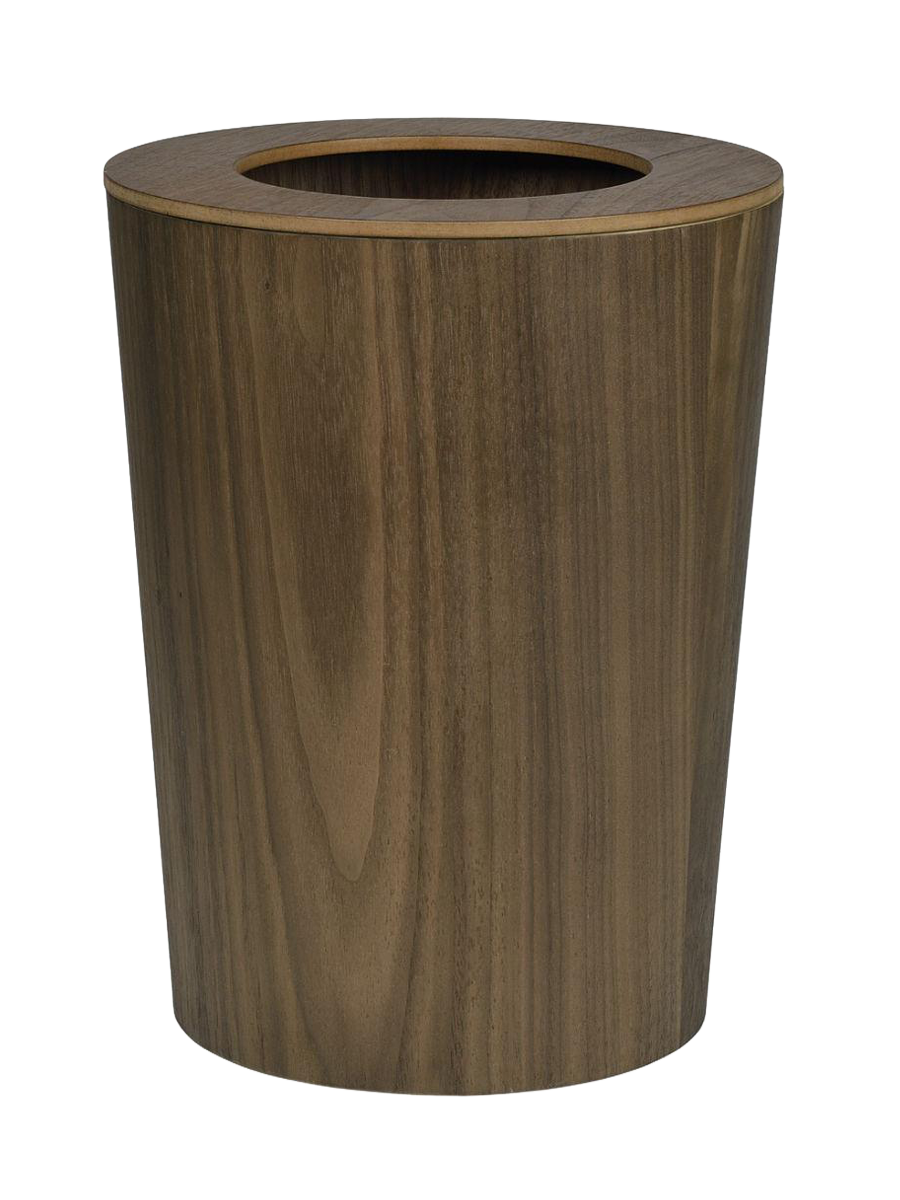 
Designer Wastebasket "Walnuto" Made of Walnut Wood