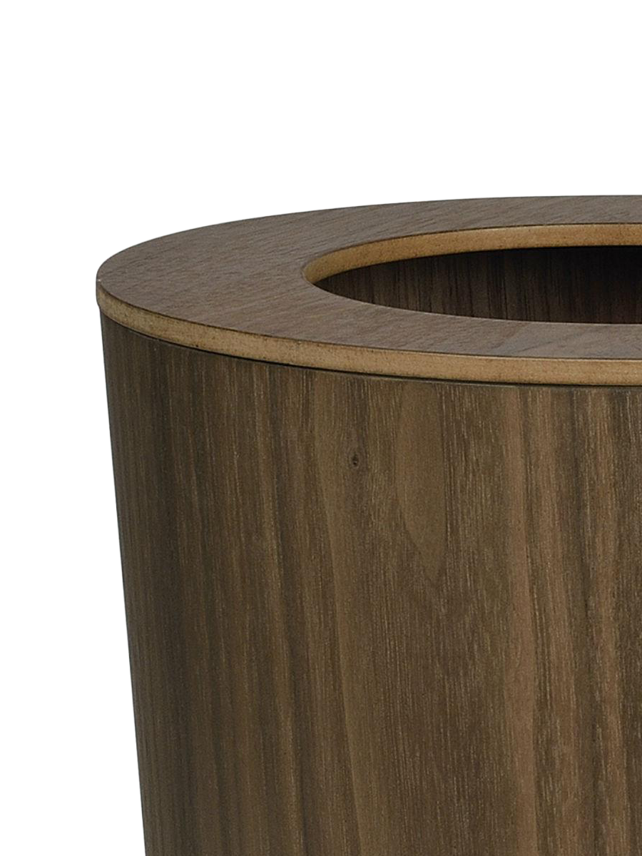 
Designer Wastebasket "Walnuto" Made of Walnut Wood