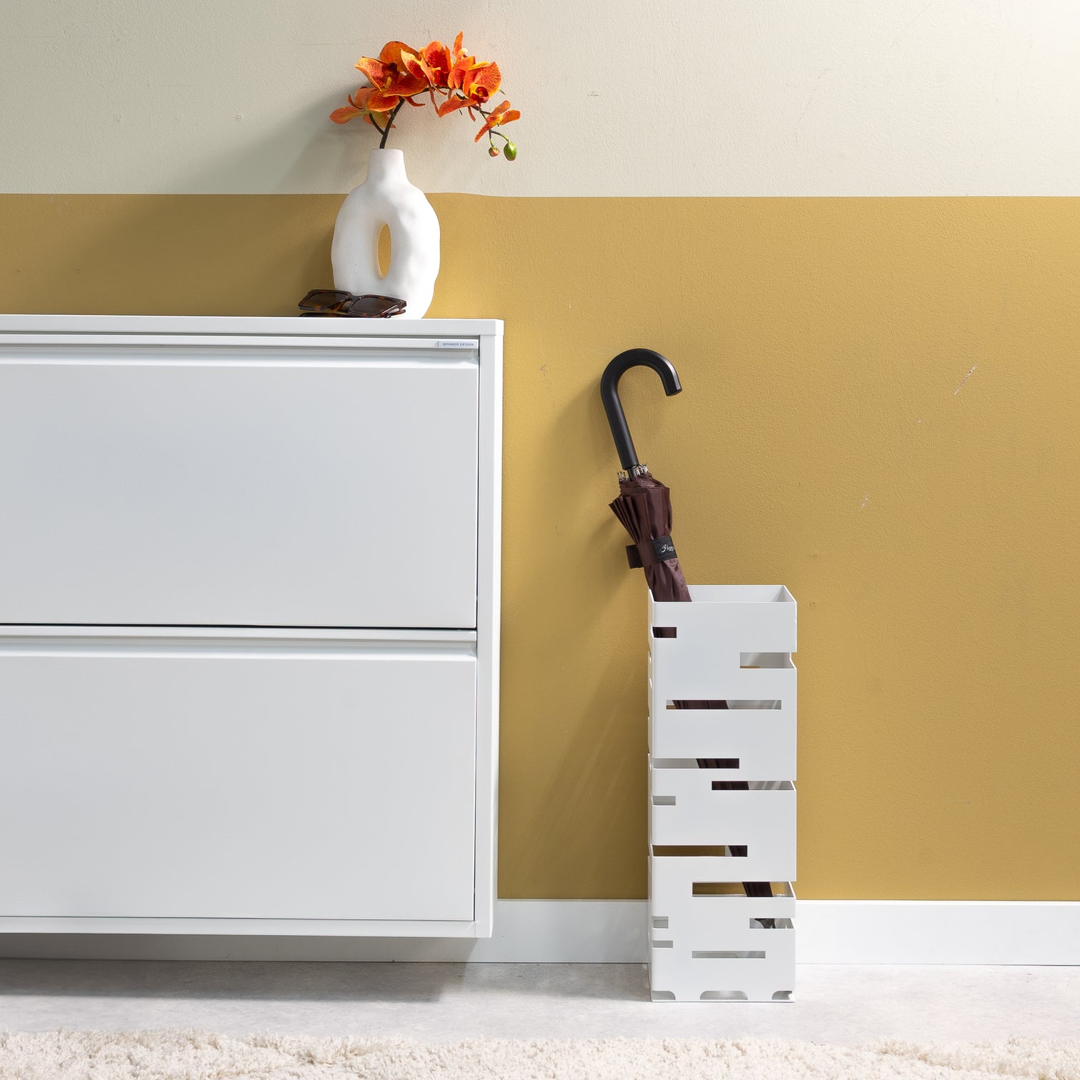 
Porte-parapluies design « Moderno » - Blanc