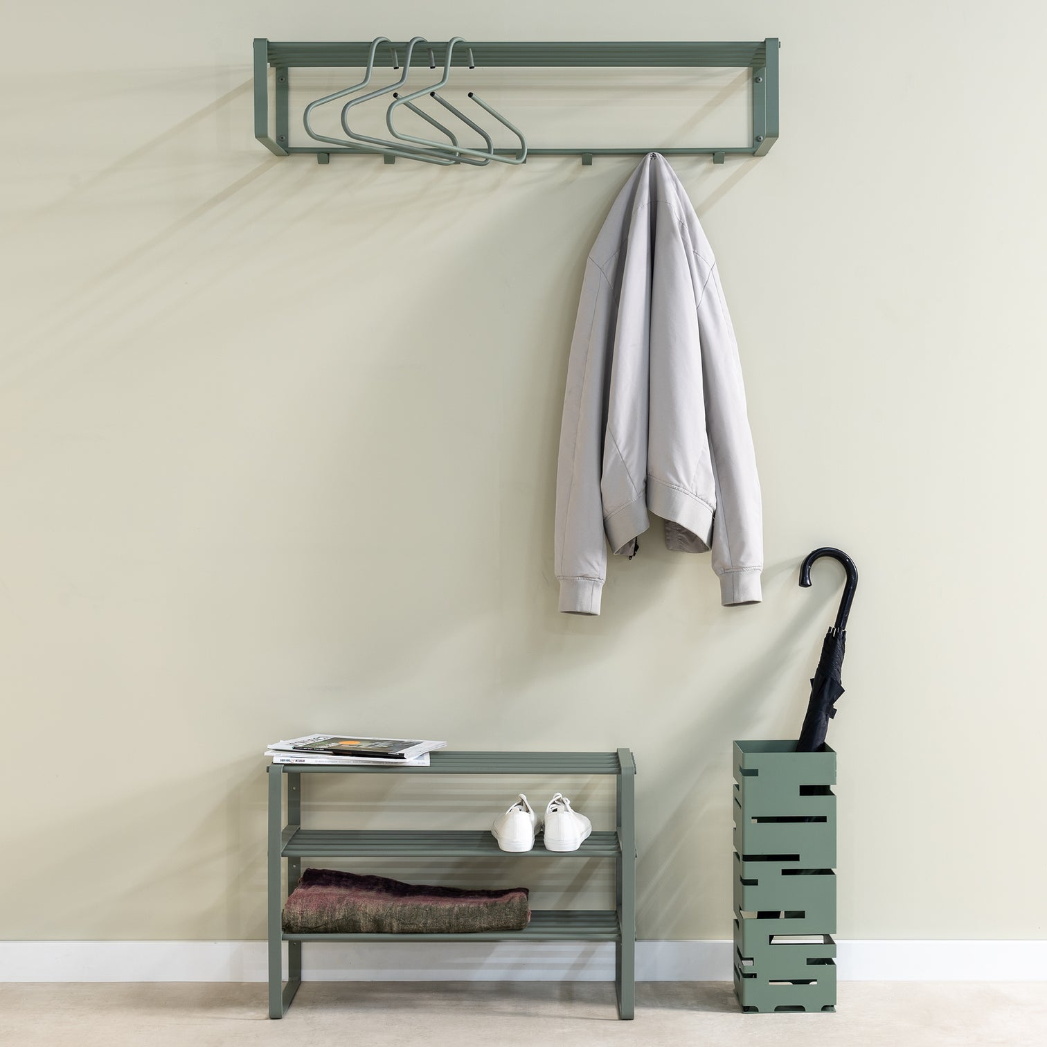 
Porte-parapluies design « Moderno » - Vert Poussiéreux