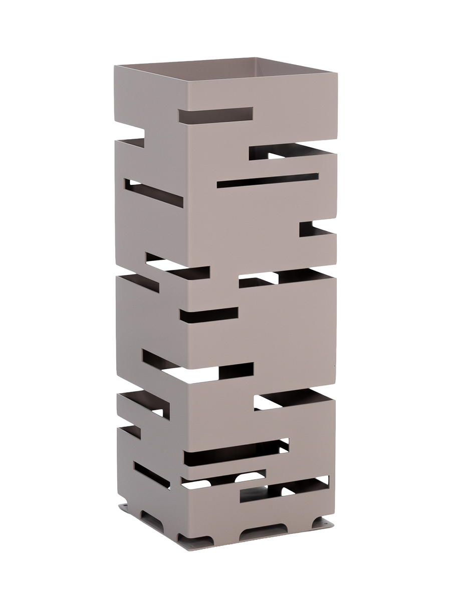 
Porte-parapluies design « Moderno » - Taupe soyeux