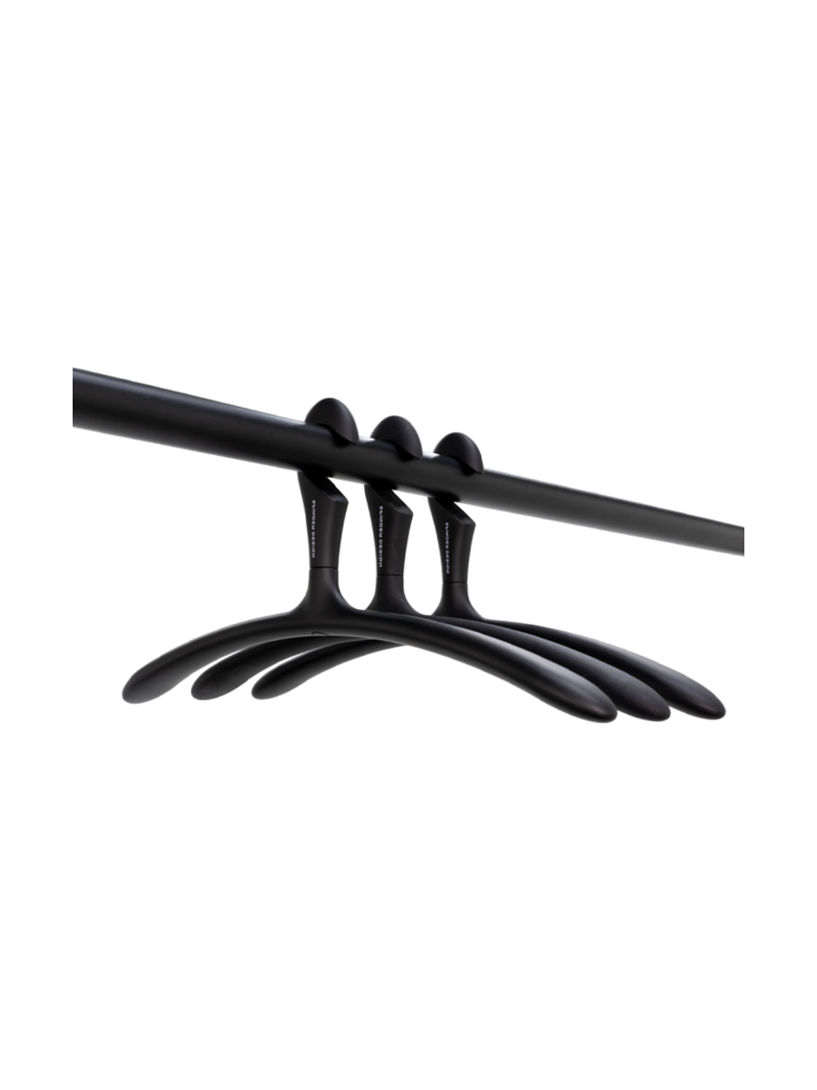 
Design Kleiderbügel „Arx“, 5er-Set - Schwarz