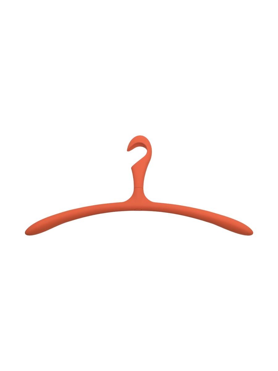 
Design Kleiderbügel „Arx“, 5er-Set - Orange