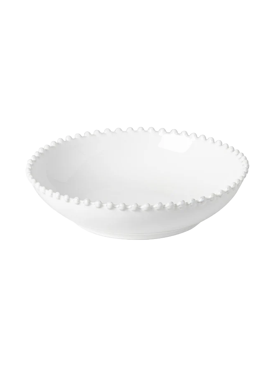 
Handmade Soup & Pasta Plate "Pearl" - White