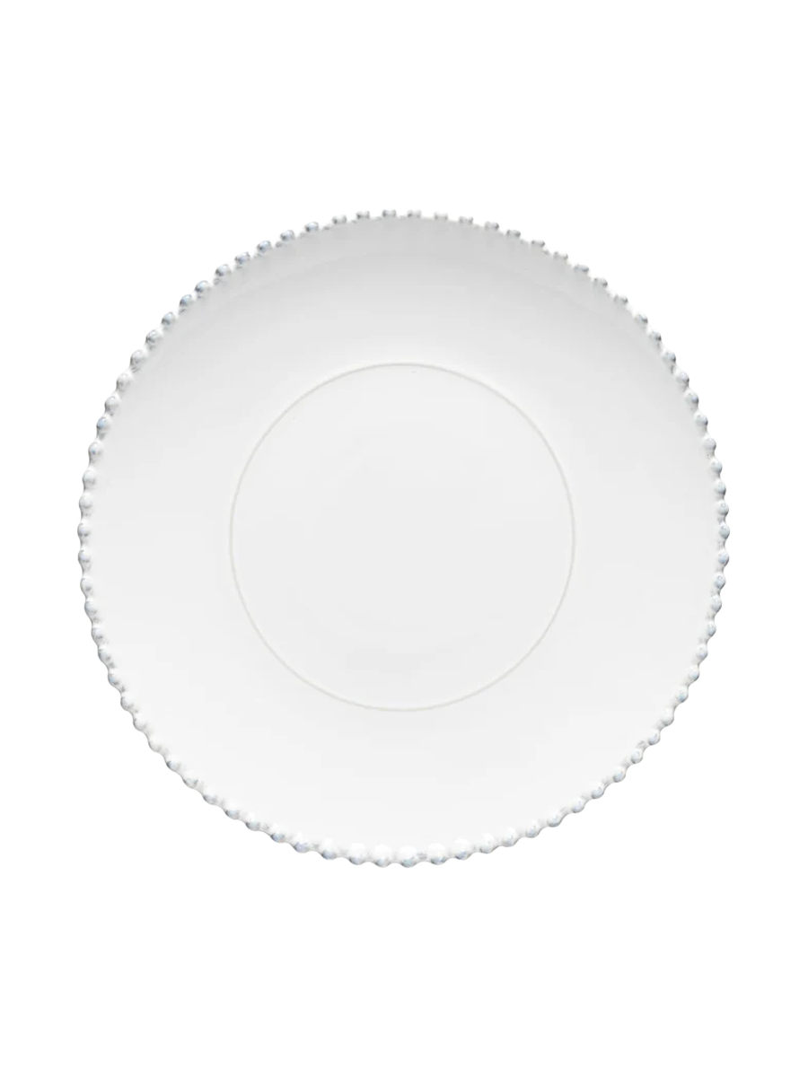 
Handmade placemat "Pearl" - White