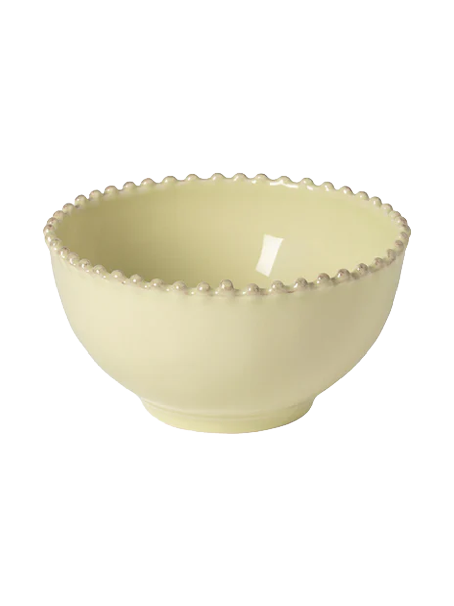 
Handmade Soups. & Cereal Bowl "Pearl" - Light green