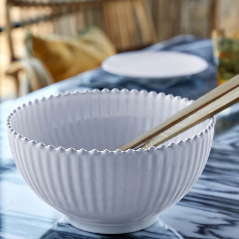 
Handmade Pasta/Salad Bowl "Pearl" - Large, Ø 26.8 cm, 3.9 Liters