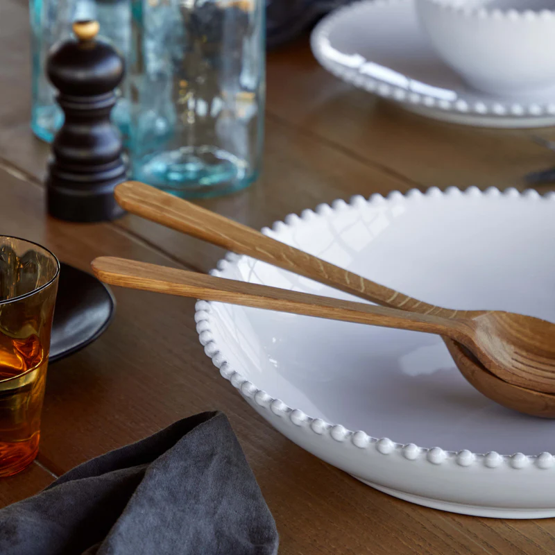 
Handmade Pasta/Salad Bowl "Pearl" - Medium, Ø 34.1 cm, 2.9 Liters