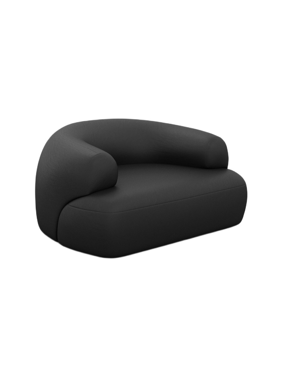 
Design Echtleder Loungesessel „Astoria“ - Echtleder Beige