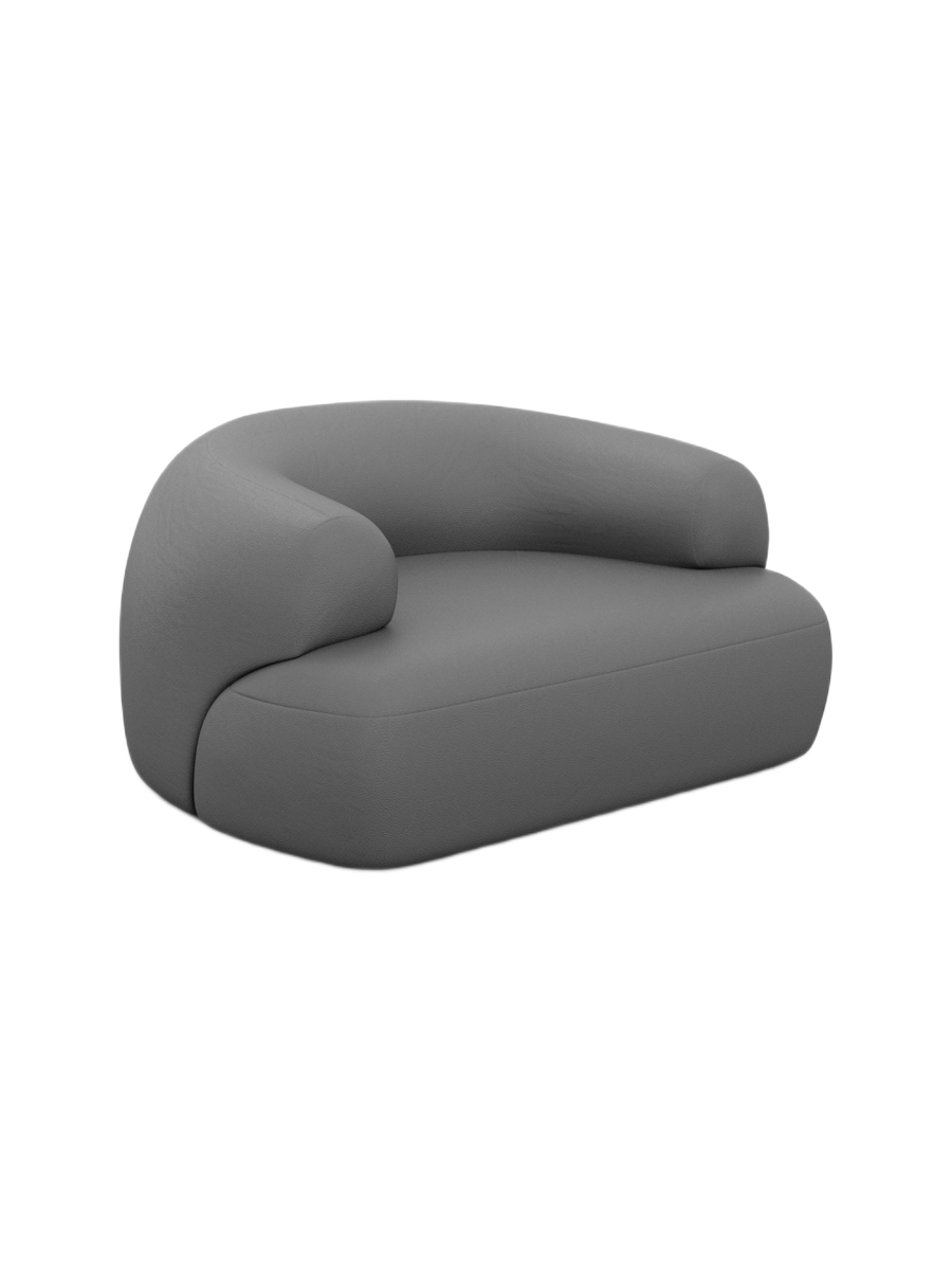 
Design Echtleder Loungesessel „Astoria“ - Echtleder Beige