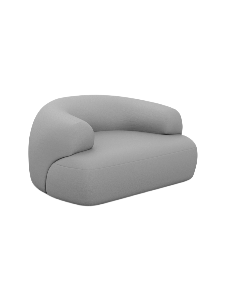 
Design Echtleder Loungesessel „Astoria“ - Echtleder Beige