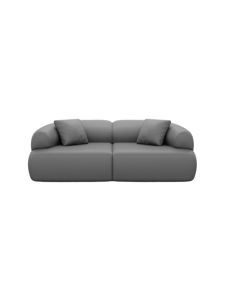 
3-Sitzer Design Echtleder Sofa „Astoria“ - Echtleder Beige