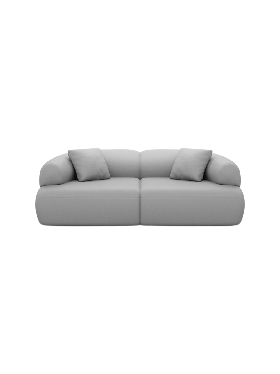 
3-Sitzer Design Echtleder Sofa „Astoria“ - Echtleder Beige