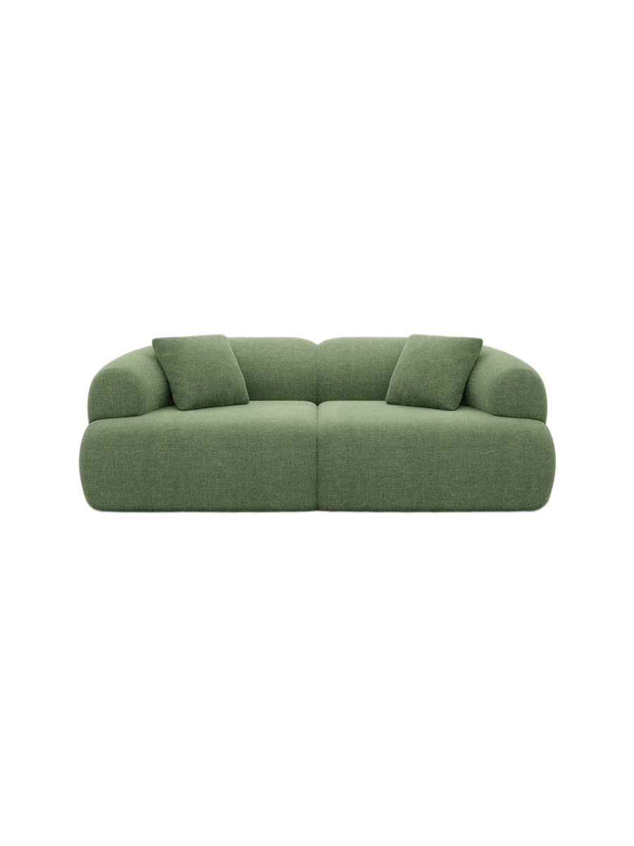 
3-Sitzer Design Sofa „Astoria“ mit Strukturstoff-Bezug - Strukturstoff Anthrazit
