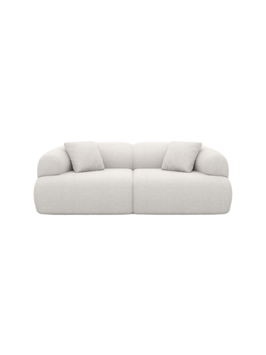 
3-Sitzer Design Sofa „Astoria“ mit Strukturstoff-Bezug - Strukturstoff Anthrazit