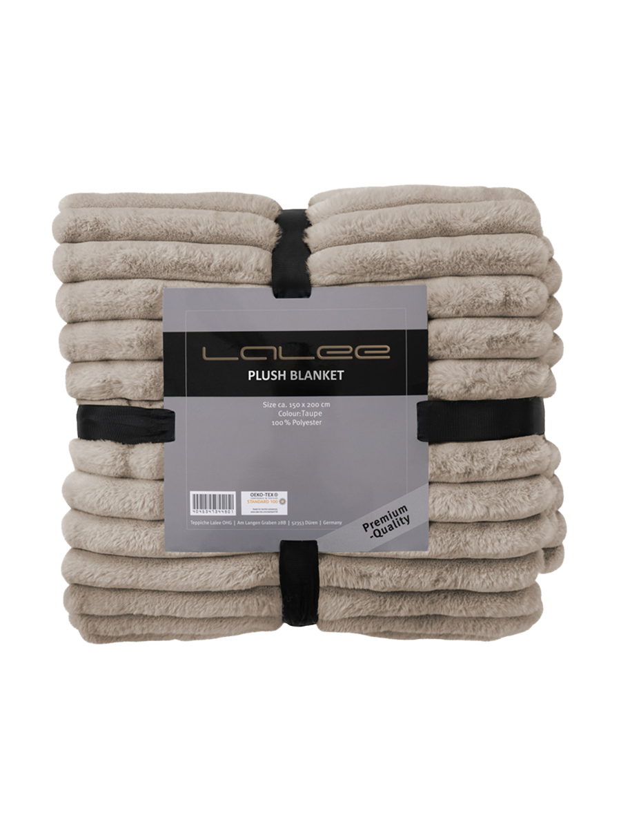 
High-Quality Cuddly Blanket "Plush" 150 x 200 cm, Taupe