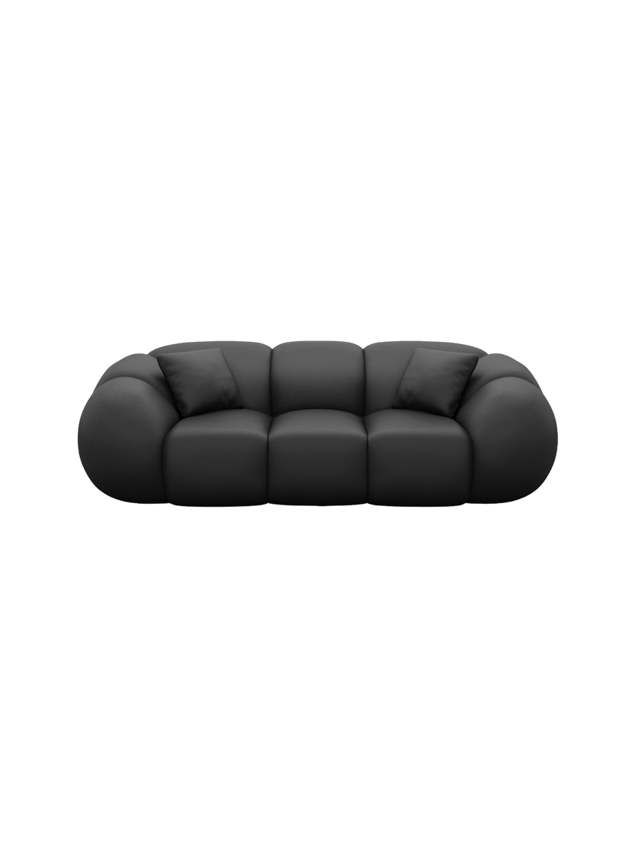 
3-Sitzer Design Echtleder Sofa „Azura“ - Echtleder Beige