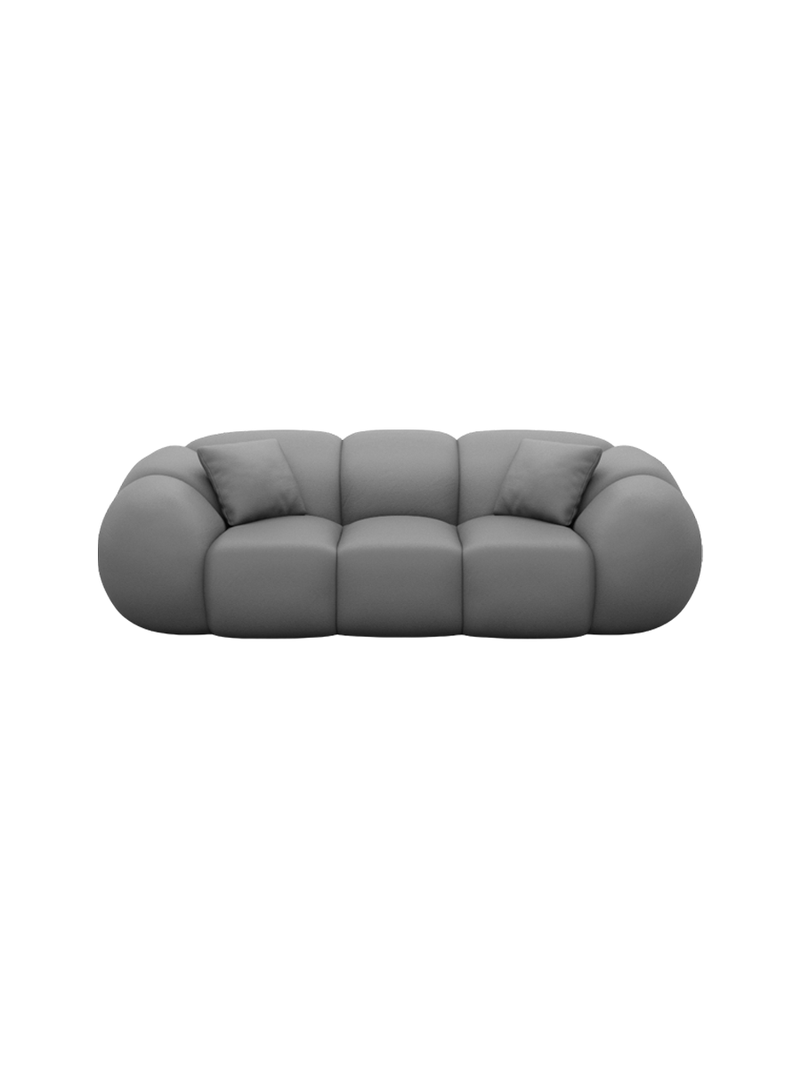 
3-Sitzer Design Echtleder Sofa „Azura“ - Echtleder Beige