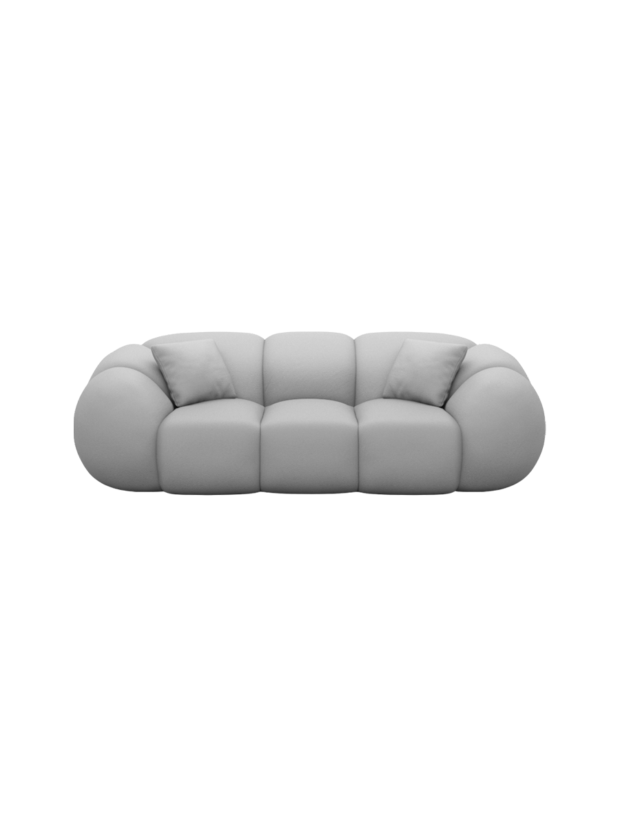 
3-Sitzer Design Echtleder Sofa „Azura“ - Echtleder Beige