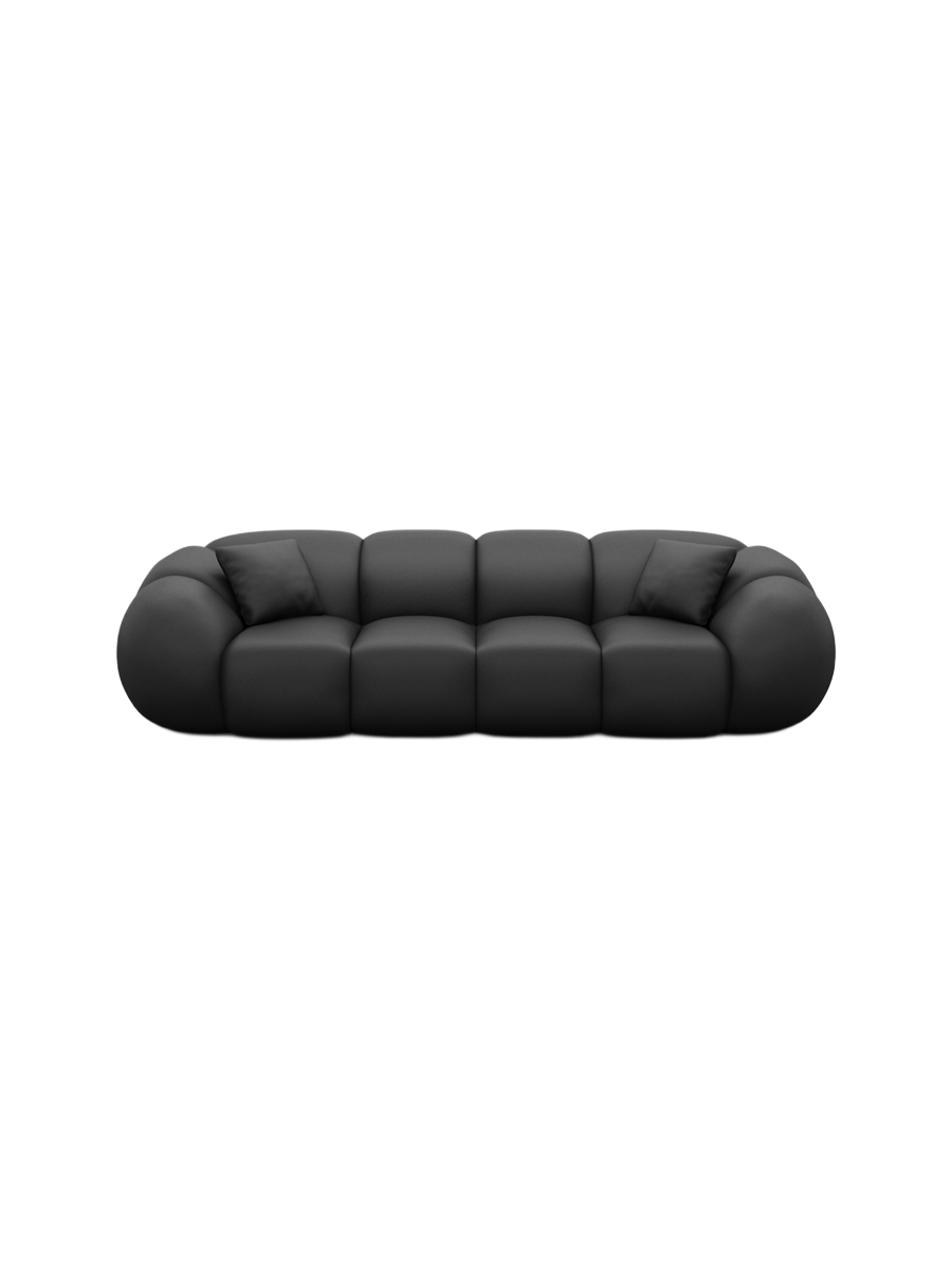 
4-Sitzer Design Echtleder Sofa „Azura“ - Echtleder Beige