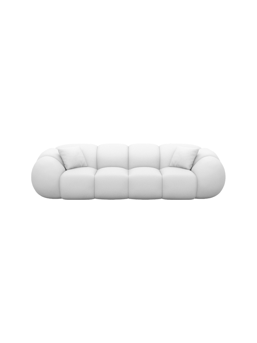 
4-Sitzer Design Echtleder Sofa „Azura“ - Echtleder Beige