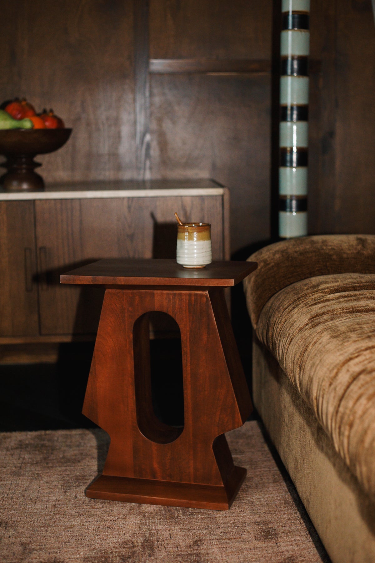 
Designer Side Table "Pilaster" 35 x 48 cm