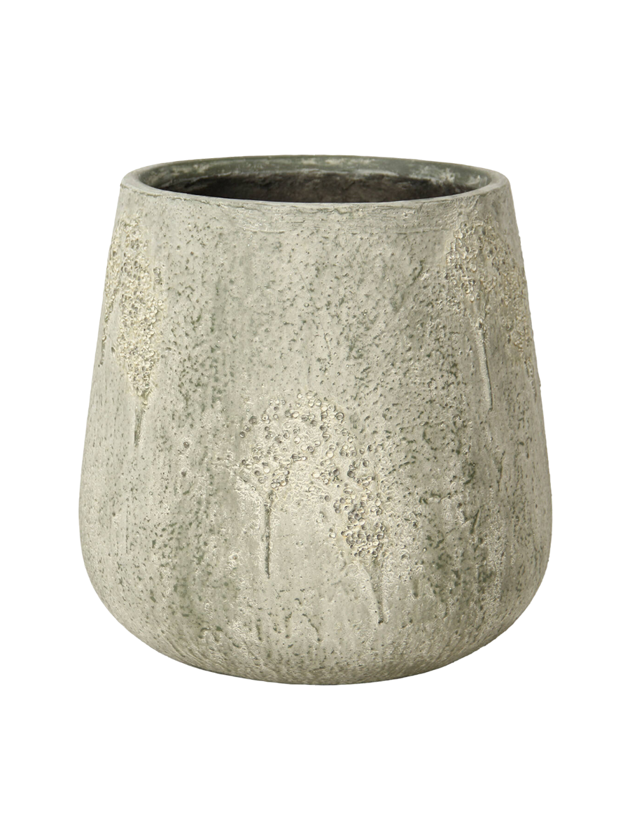 
High-quality indoor/outdoor planter "Oyster Pax" - Imperial White