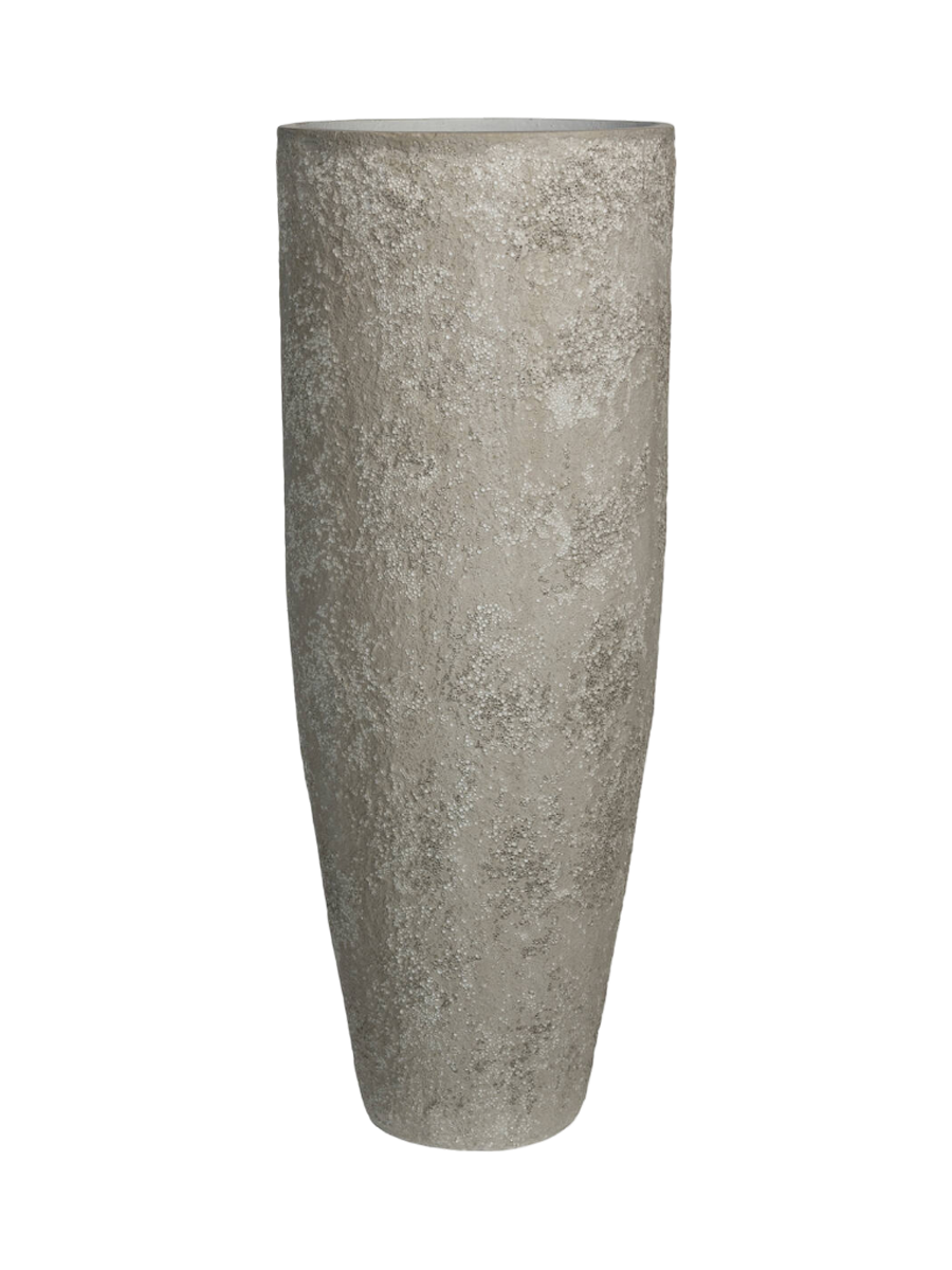 
High-quality indoor/outdoor flower pot "Oyster Dax" - Imperial White / 36 x 80 cm diameter