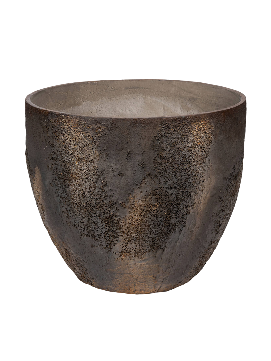 
High-Quality Indoor/Outdoor Plant Pot "Oyster Jesslyn" - Imperial Brown / Ø 60 x 52 cm