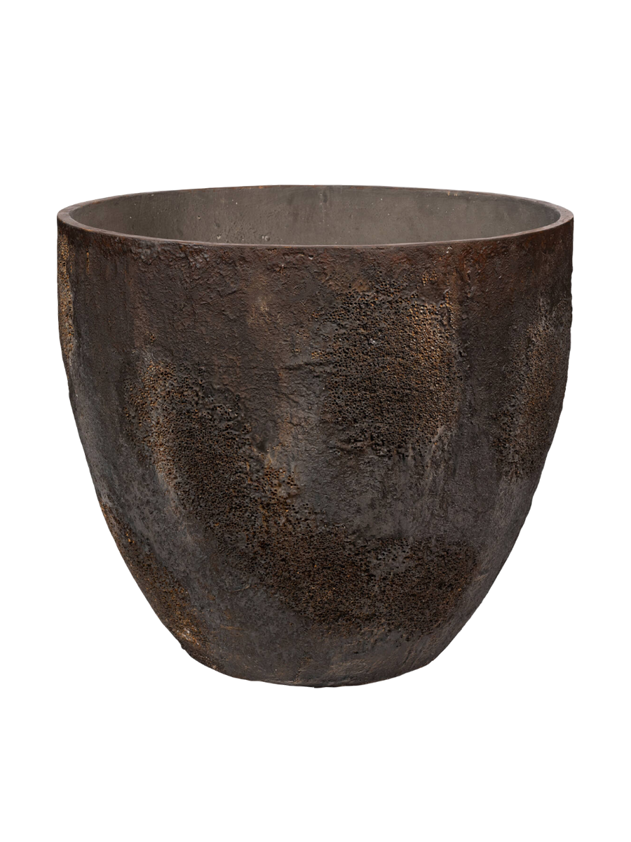 
High-Quality Indoor/Outdoor Plant Pot "Oyster Jesslyn" - Imperial Brown / Ø 80 x 70 cm