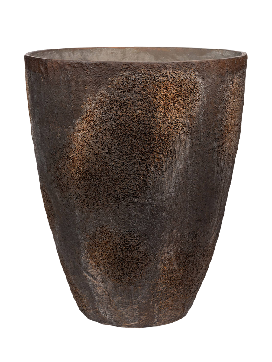 
High-quality indoor/outdoor planter "Oyster Oliver XL" - Imperial Brown