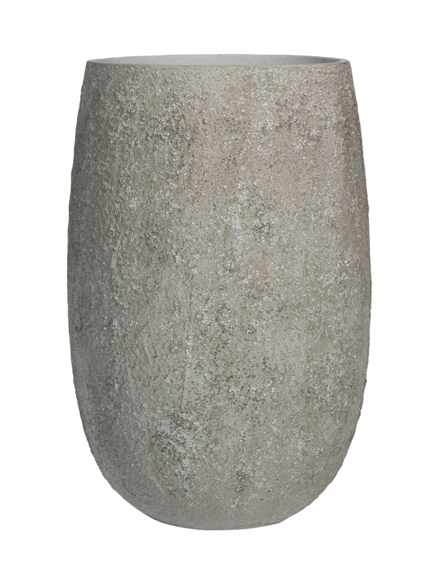 
High-quality indoor/outdoor planter "Oyster Tarb" - Imperial White