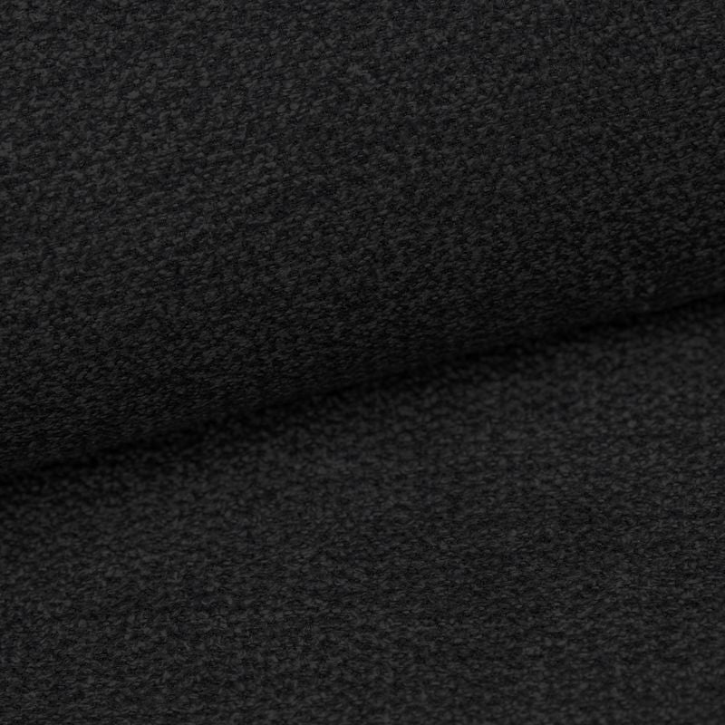 
Design Polsterbett „Eloria“ mit Ablagefach, Webstoff Schwarz - 140 x 200 cm
