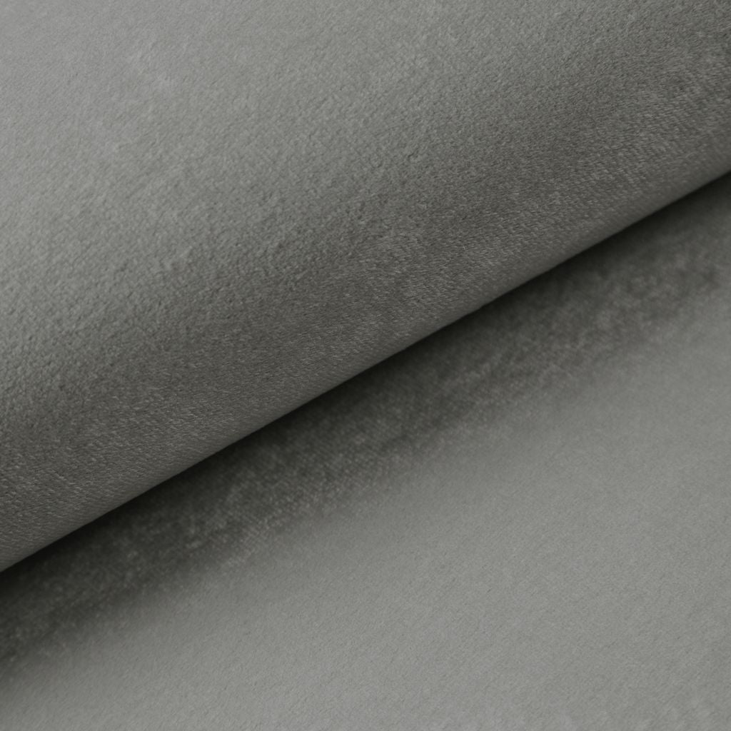 
Design Polsterbett „Eloria“ mit Ablagefach, Samt Grau - 140 x 200 cm