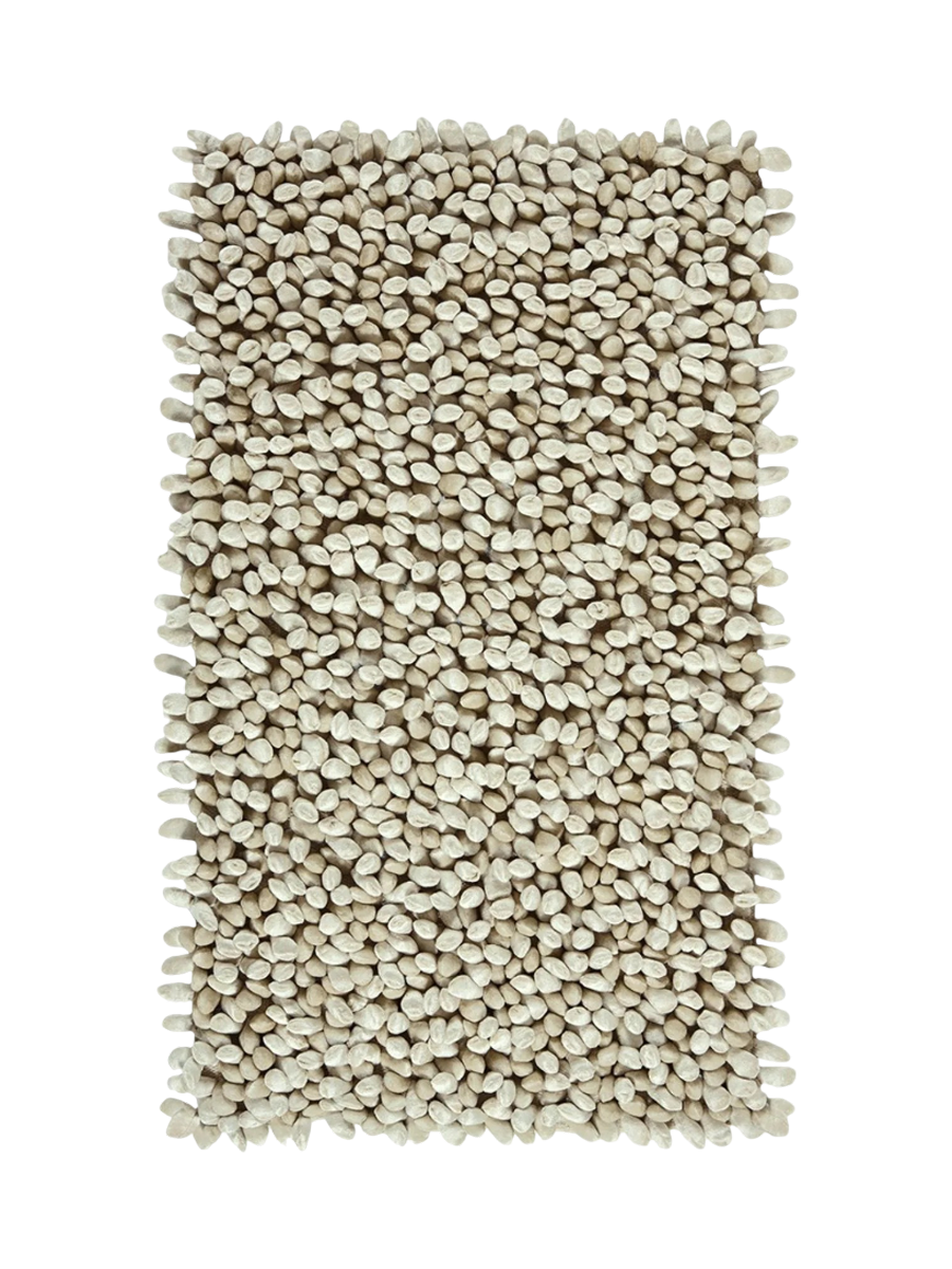 
Luxurious Designer Bath Mat "Rocca" - Linen - 60 x 100 cm