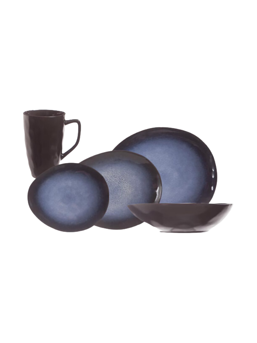 
Geschirr-Set „Sapphire Oval II“, 30-teilig