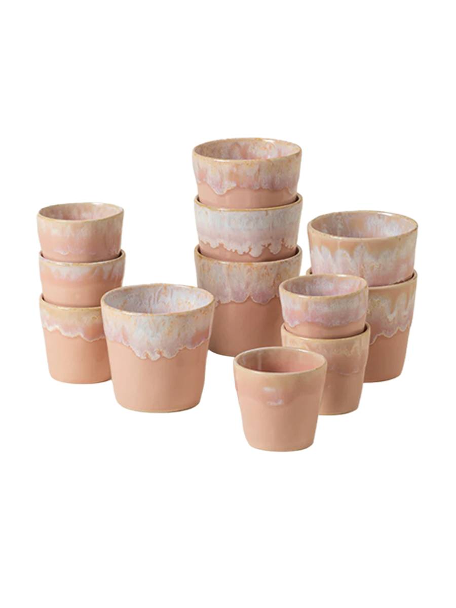 
Coffret artisanal 12 pièces « Grespresso Lungo & Espresso » rose poudré