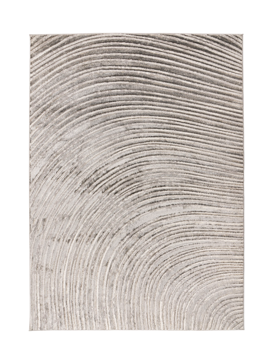 
Designer Rug "Sedef 404" - Silver/Beige - 120 x 170 cm