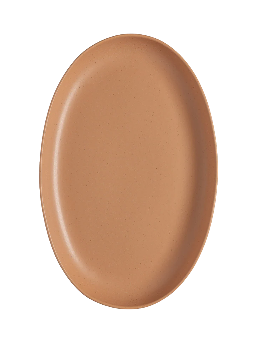 
Handcrafted Serving Platter "Pacifica" - Terracotta / Large