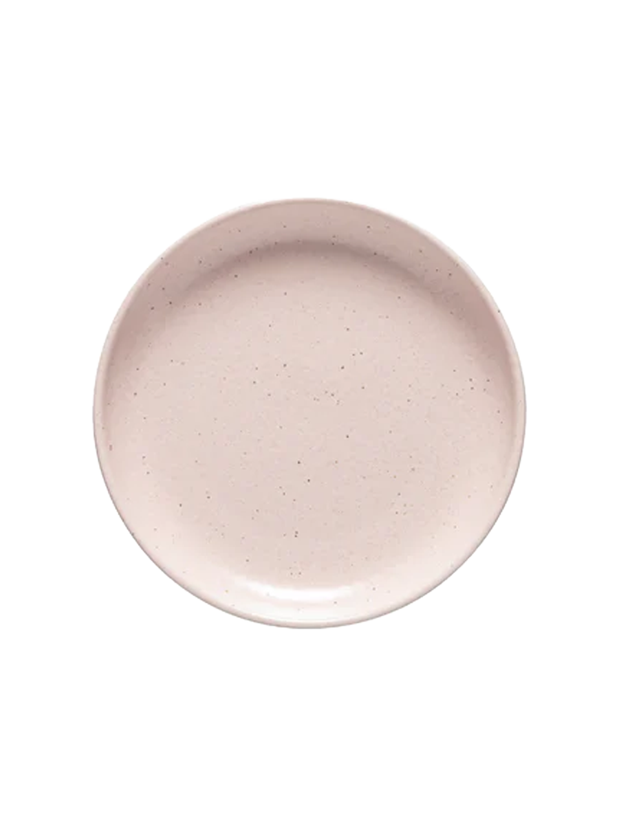 
Handmade Bread & Appetizer Plate "Pacifica" - Marshmallow Pink
