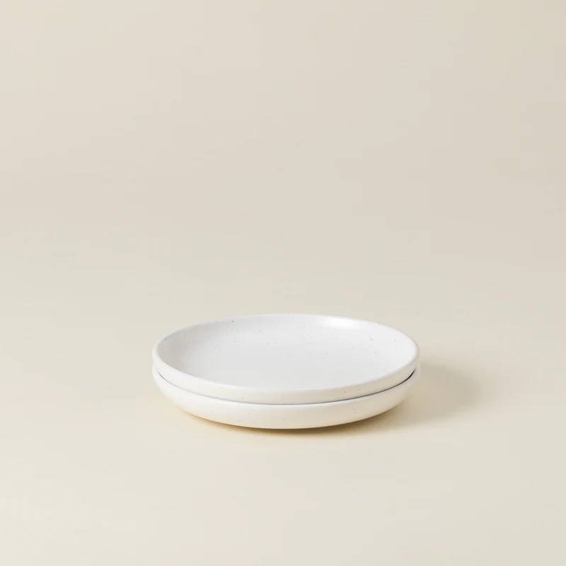 
Handmade Bread & Appetizer Plate "Pacifica" - Salt