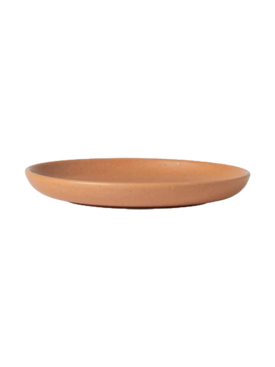 
Handmade Bread & Appetizer Plate "Pacifica" - Terracotta